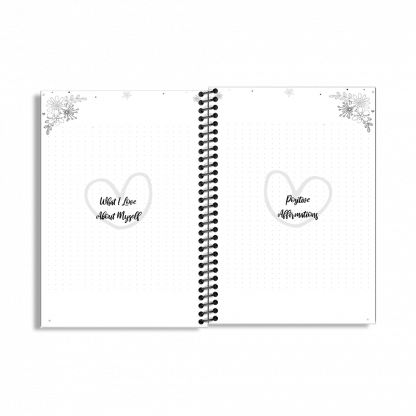 90-Day Fitness Planner and Journal  (Blue Vintage) - Image 4