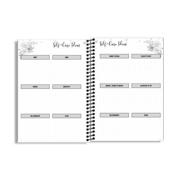 90-Day Fitness Planner and Journal  (Blue Vintage) - Image 5
