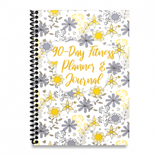 90-Day Fitness Planner and Journal  (Spring)
