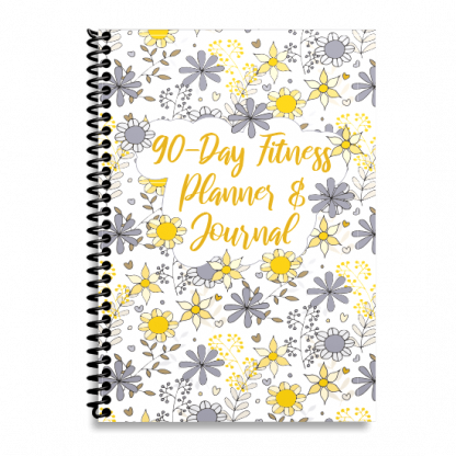 90-Day Fitness Planner and Journal  (Spring)