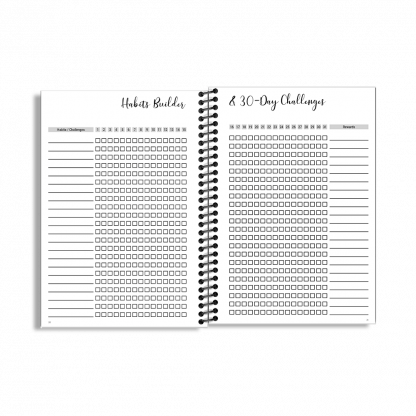 90-Day Fitness Planner and Journal  (Pink) - Image 6
