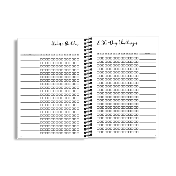 90-Day Fitness Planner and Journal  (Pink) - Image 6