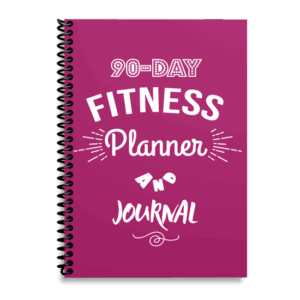 90-Day Fitness Planner and Journal  (Pink)