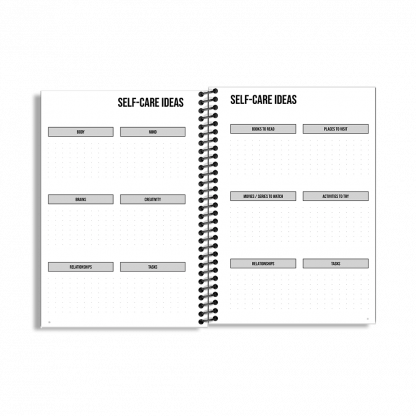 90-Day Fitness Planner and Journal  (Navy) - Image 4