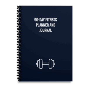 90-Day Fitness Planner and Journal  (Navy)