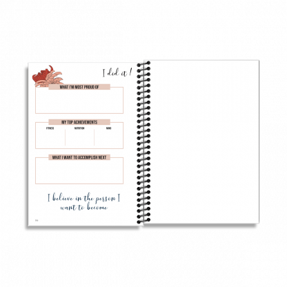 12-Week Fitness Planner and Journal  (Chrysanthemum) - Image 7