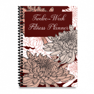 12-Week Fitness Planner and Journal  (Chrysanthemum)