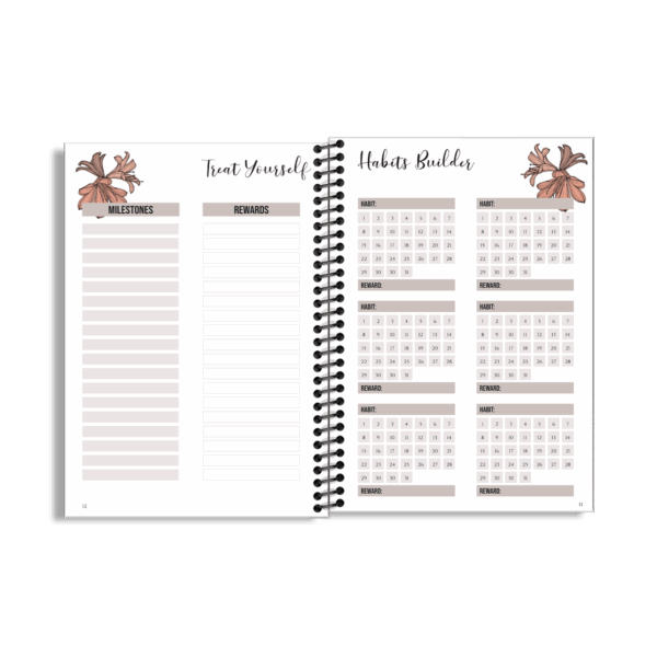12-Week Fitness Planner and Journal  (Clivia) - Image 4