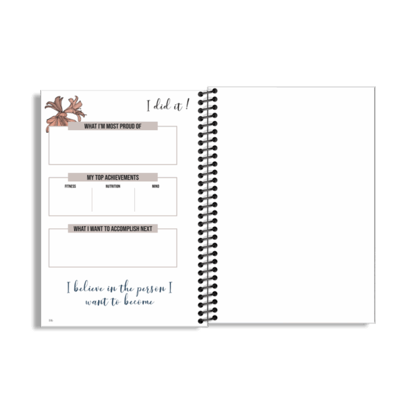 12-Week Fitness Planner and Journal  (Clivia) - Image 7