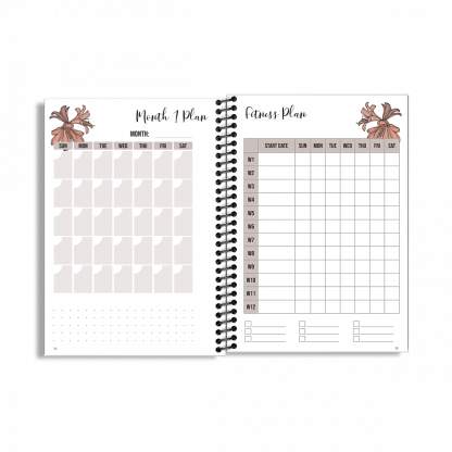 12-Week Fitness Planner and Journal  (Clivia) - Image 5