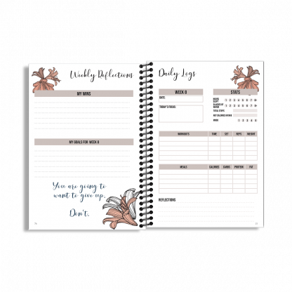 12-Week Fitness Planner and Journal  (Clivia) - Image 6