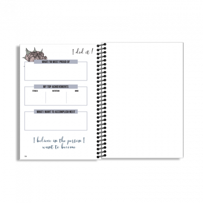 12-Week Fitness Planner and Journal  (Peony) - Image 7
