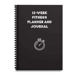 12-Week Fitness Planner and Journal  (Black)