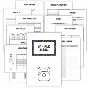 Printable Fitness Planner - Minimalist Design