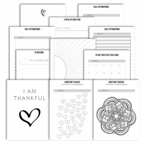 Printable Gratitude Journal - Minimalist