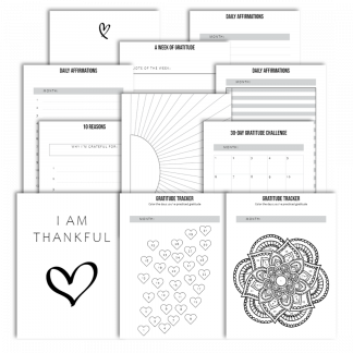 Printable Gratitude Journal - Minimalist