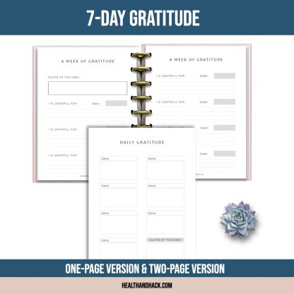 Printable Gratitude Journal - Minimalist - Image 4