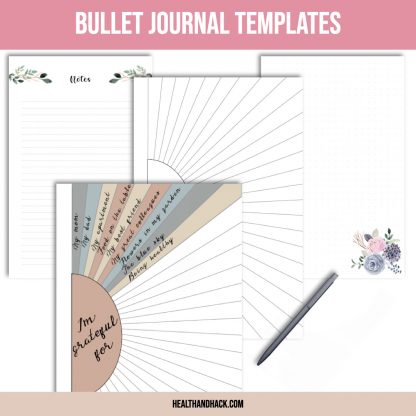 Printable Gratitude Journal - Floral - Image 9