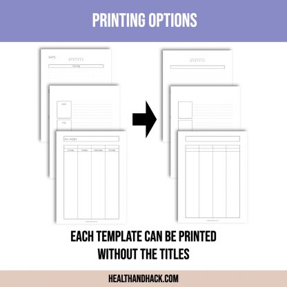 Printable Calendars & Blank Templates - Minimalist - Image 3