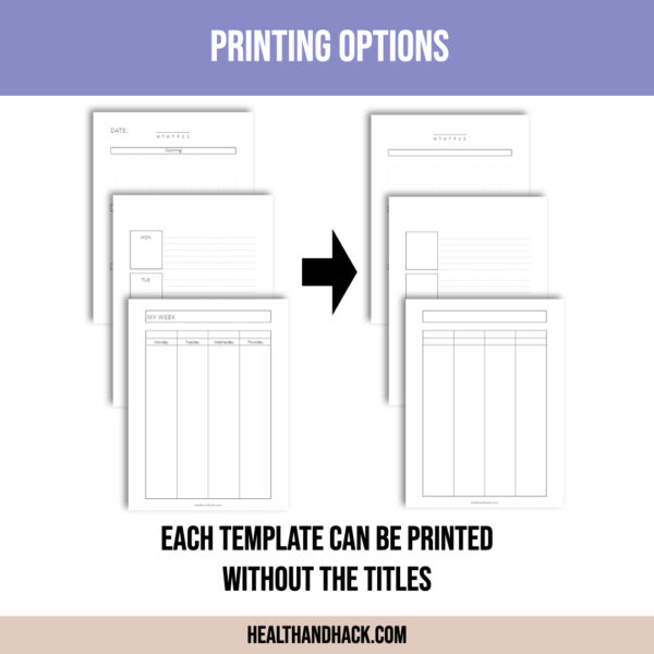 Printable Calendars & Blank Templates - Minimalist - Image 3