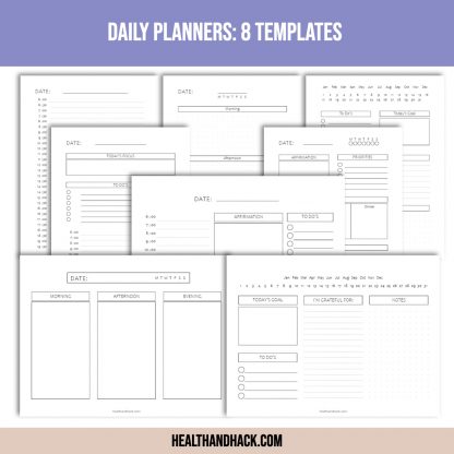 Printable Calendars & Blank Templates - Minimalist - Image 6