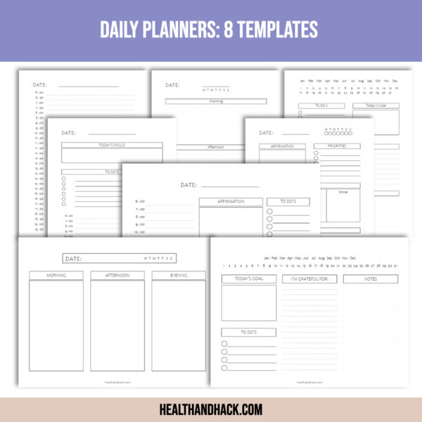Printable Calendars & Blank Templates - Minimalist - Image 6