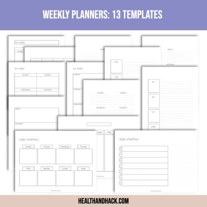 Printable Calendars & Blank Templates - Minimalist - Image 7