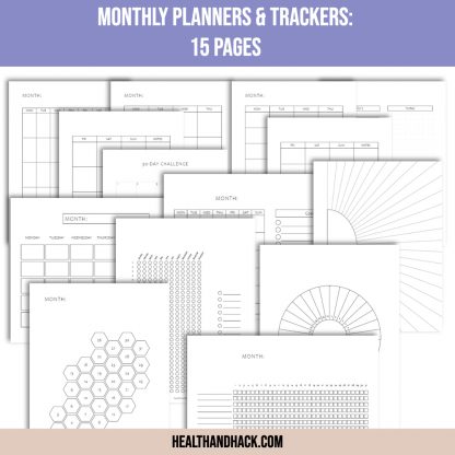 Printable Calendars & Blank Templates - Minimalist - Image 8
