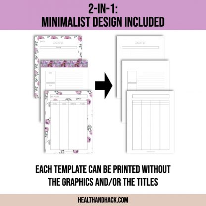 Printable Calendars & Blank Templates - Floral - Image 4