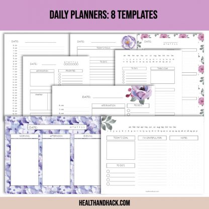 Printable Calendars & Blank Templates - Floral - Image 6