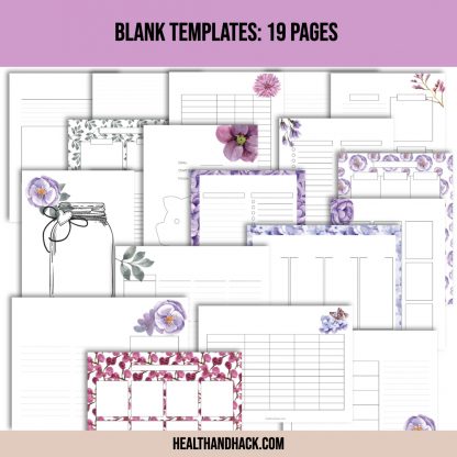 Printable Calendars & Blank Templates - Floral - Image 10