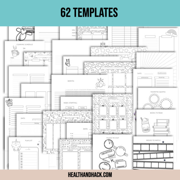 Printable Calendars & Blank Templates - Kawaii - Image 3