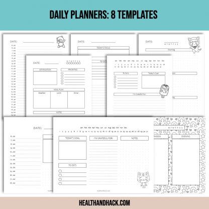 Printable Calendars & Blank Templates - Kawaii - Image 6