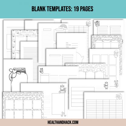 Printable Calendars & Blank Templates - Kawaii - Image 10