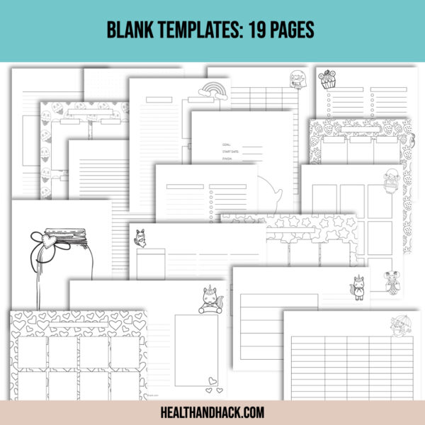 Printable Calendars & Blank Templates - Kawaii - Image 10