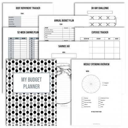 Printable Finance Planner - Minimalist