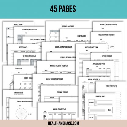Printable Finance Planner - Minimalist - Image 2