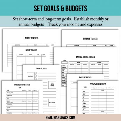 Printable Finance Planner - Minimalist - Image 4