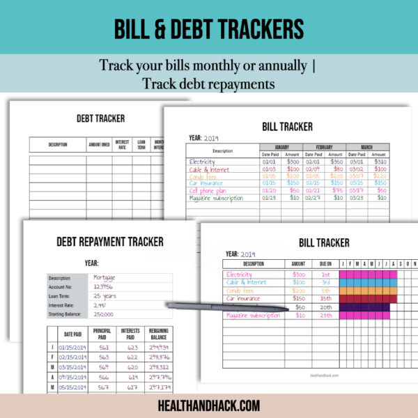 Printable Finance Planner - Minimalist - Image 6