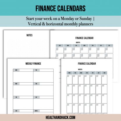 Printable Finance Planner - Minimalist - Image 8