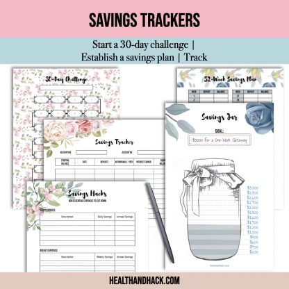 Printable Budget Planner - Floral - Image 8