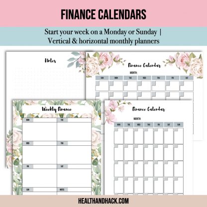 Printable Budget Planner - Floral - Image 9
