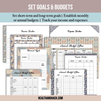Printable Finance Planner - Retro - Image 5