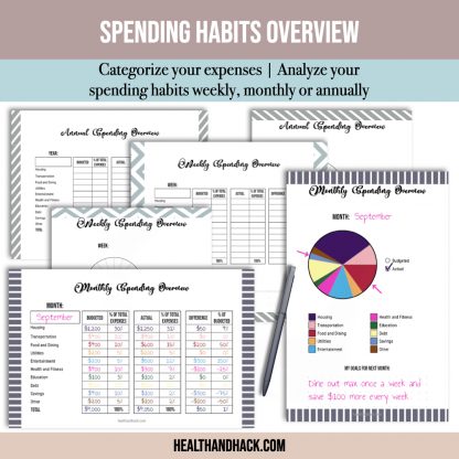Printable Finance Planner - Retro - Image 6