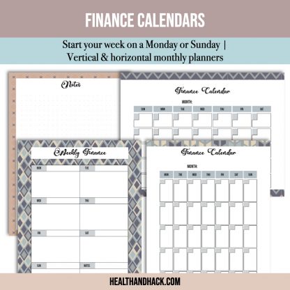 Printable Finance Planner - Retro - Image 9