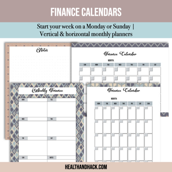 Printable Finance Planner - Retro - Image 9