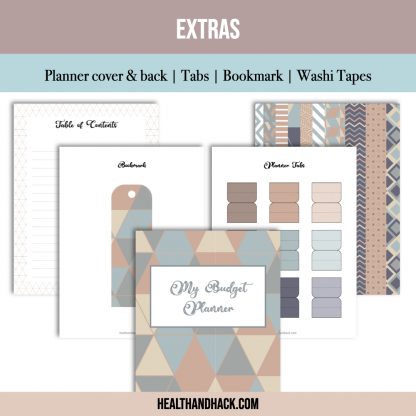Printable Finance Planner - Retro - Image 10