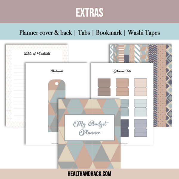Printable Finance Planner - Retro - Image 10