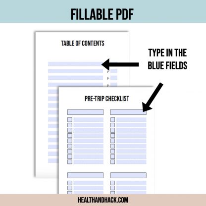 Printable Travel Journal - Minimalist - Image 3
