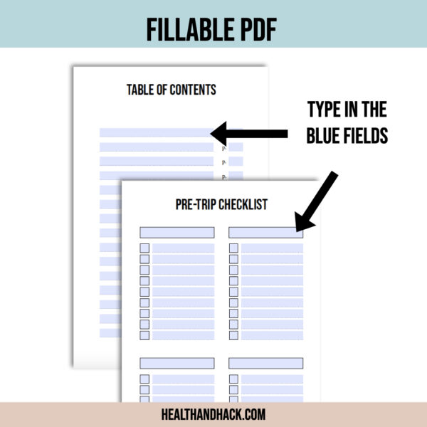 Printable Travel Journal - Minimalist - Image 3